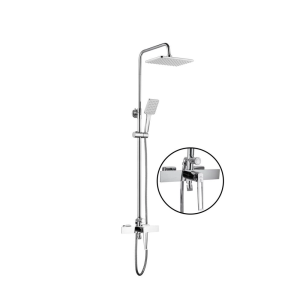 Душевая система Fashun с изливом Хром глянцевый A2457