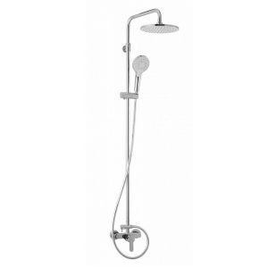 Душевая система Azario Tevis Хром глянцевый AZ-15780161 Душевая система Azario Tevis Хром глянцевый AZ-15780161