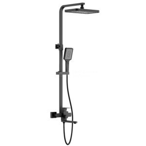 Душевая система Belz B817 с изливом Черный матовый B24817-7