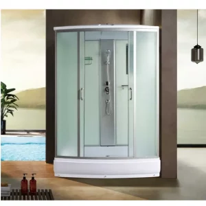 Душевая кабина Водный мир 150х90, Хром / Тонированное, Низкий поддон