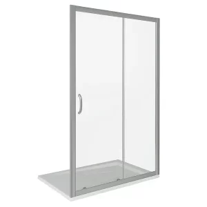 Душевая дверь Bas Infinity 110х185 Хром / Грейп