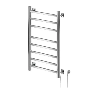 Полотенцесушитель электрический Санприз Квадро П8 500*800 11110 Хром глянцевый диммер справа