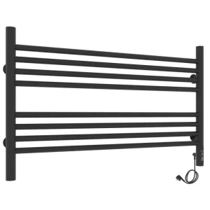Полотенцесушитель электрический Laris Оливия П8 50х80 правый Черный матовый 73207629