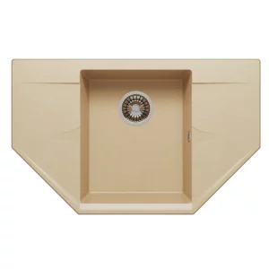 Мойка кухонная Polygran Riff 80 679085 Бежевый