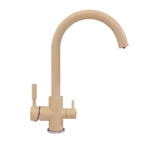 Смеситель для кухни Polygran Элара Дуо с каналом для питьевой воды 627680 Бежевый Смеситель для кухни Polygran Элара Дуо с каналом для питьевой воды 627680 Бежевый