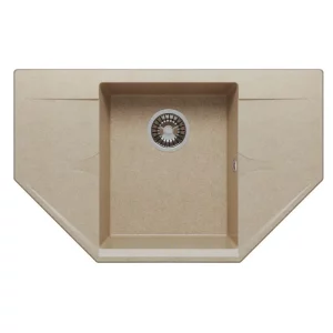 Мойка кухонная Polygran Riff 80 679108 Песочный