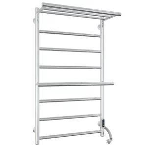 Полотенцесушитель электрический Laris Лавина П9 80х50 правый Хром глянцевый 73207651