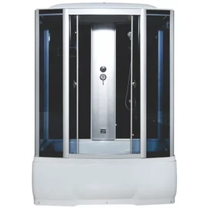 Душевая кабина Водный мир 170х85, Хром / Тонированное, Высокий поддон