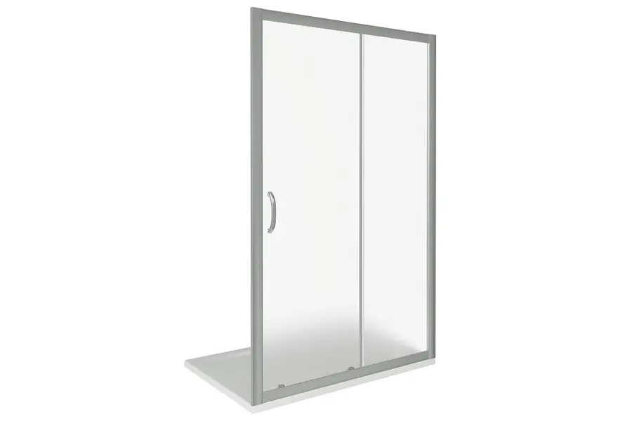 Душевая дверь Bas Infinity 130х185 Хром / Грейп Душевая дверь Bas Infinity 130х185 Хром / Грейп — изображение 2