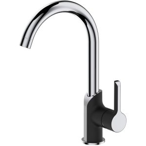 Смеситель для кухни Haiba HB805-7 Черный / Хром HB70805-7