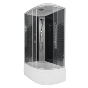 Душевая кабина Niagara Eco 120х80 левая Хром / С рисунком NG-7510-14L