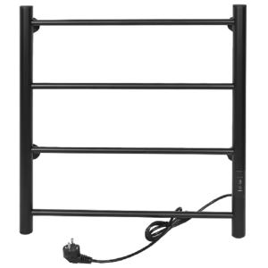 Полотенцесушитель электрический Тера Классика 50х60 диммер Черный матовый ПСК-09-02д.ч