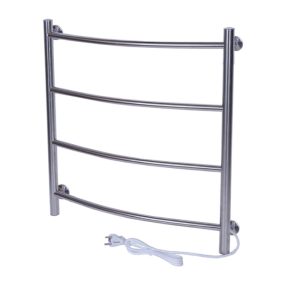 Полотенцесушитель электрический Тера Ребро 50х60 кнопка включения, телескоп.держатели Хром глянцевый ПСК-10-02 Полотенцесушитель электрический Тера Ребро 50х60 кнопка включения, телескоп.держатели Хром глянцевый ПСК-10-02