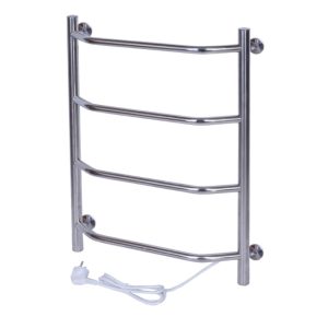 Полотенцесушитель электрический Тера Виктория 40х60 кнопка включения, телескоп.держатели Хром глянцевый ПСК-11-01 Полотенцесушитель электрический Тера Виктория 40х60 кнопка включения, телескоп.держатели Хром глянцевый ПСК-11-01