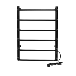 Полотенцесушитель электрический Тера Мост 50х80 диммер Черный матовый ПСК-12-03д.ч
