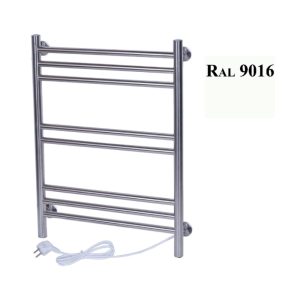 Полотенцесушитель электрический Тера Богема 40х60 кнопка включения, телескоп.держатели Белый ПСК-15-01б