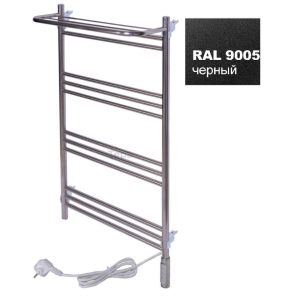 Полотенцесушитель электрический Тера Богема 50х100 ПСН диммер Черный матовый ПСН-14-07дч Полотенцесушитель электрический Тера Богема 50х100 ПСН диммер Черный матовый ПСН-14-07дч