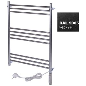 Полотенцесушитель электрический Тера Богема 50х80 ПСН диммер Черный матовый ПСН-15-03дч Полотенцесушитель электрический Тера Богема 50х80 ПСН диммер Черный матовый ПСН-15-03дч