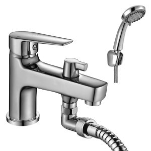 Смеситель на борт ванны Rossinka S35 Хром глянцевый S35-38