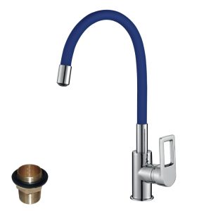 Смеситель для кухни Rossinka Z35 Синий / Хром Z35-35U-Blue Смеситель для кухни Rossinka Z35 Синий / Хром Z35-35U-Blue